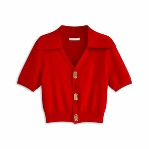 Commense Cropped Sweater Top | Size Medium
